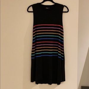 Michael Lauren tank dress. Rainbow